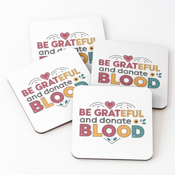 Item preview, Be grateful  and donate blood designed and sold by nimmitrends.