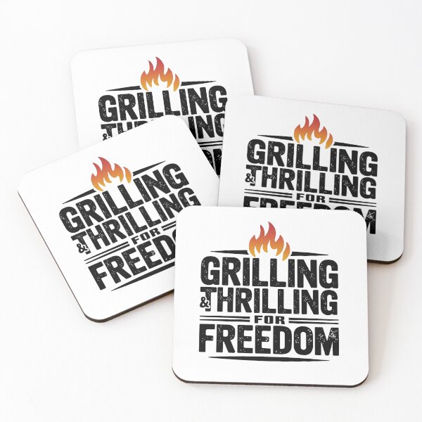 Item preview, Grilling & Thrilling for Freedom - 4th of July BBQ  designed and sold by CuteDesignables.