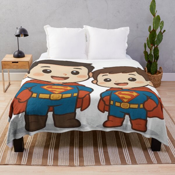Item preview, Chibi Superhero Duo – Dad & Son designed and sold by TONSNAP.
