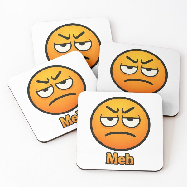 Item preview, Emotionally Exhausted Emoji – Ultimate Meh Mood designed and sold by LunarMuttDesign.