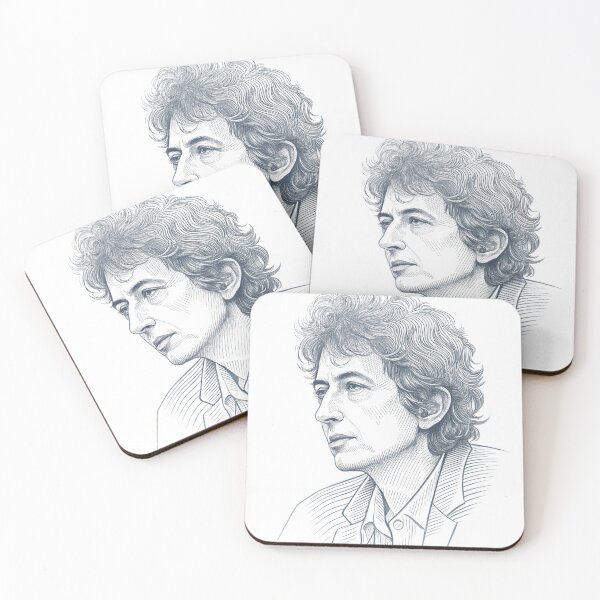 Item preview, B Dylan Vintage Etching Portrait Classic Line Art designed and sold by JayceTucker89.