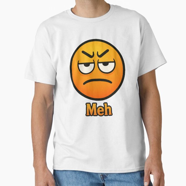Item preview, Emotionally Exhausted Emoji – Ultimate Meh Mood designed and sold by LunarMuttDesign.