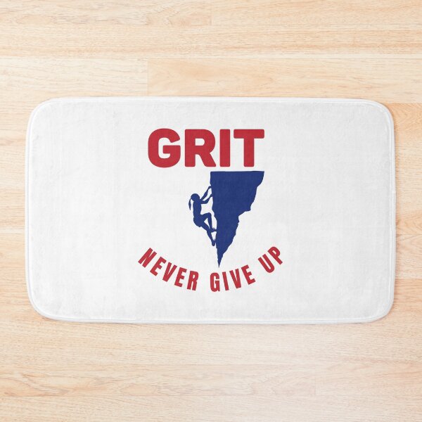 Item preview, Grit – Never Give Up | Bold Red Typography Design designed and sold by SohaTrends.