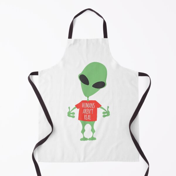 Item preview, Funny Alien Humans Men Him Aren't Real Cute UFO Gift designed and sold by DavidFredia.