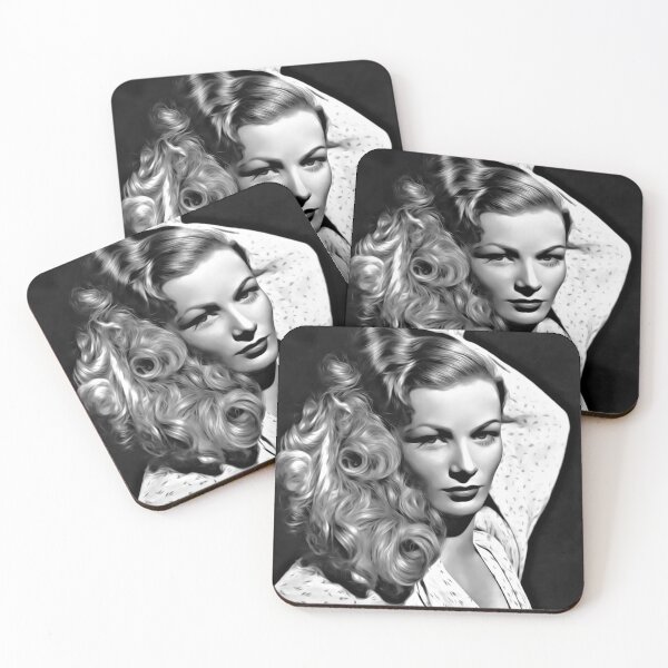 Item preview, Portrait of Veronica Lake, famous American actress in Hollywood in mid-twentieth century designed and sold by Silver Screen Prints.