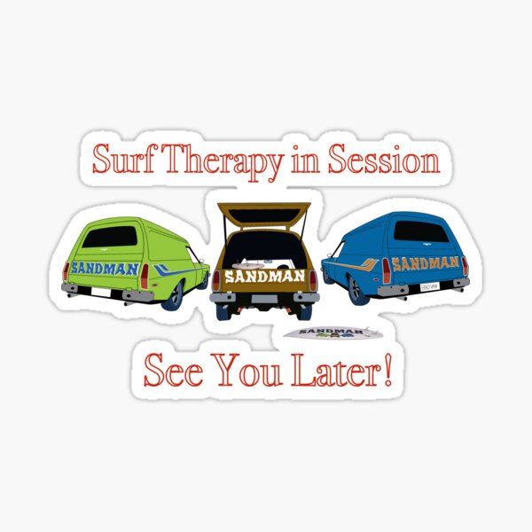 Item preview, Holden Sandman Panel Van - Surf Therapy in Session designed and sold by Naked Drop.