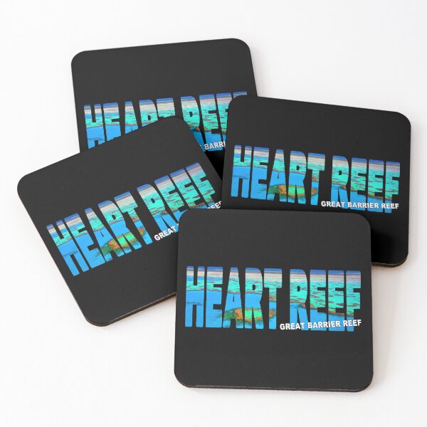 Item preview, HEART REEF Great Barrier Reef - Whitsundays QLD Australia  designed and sold by Adam Gormley.