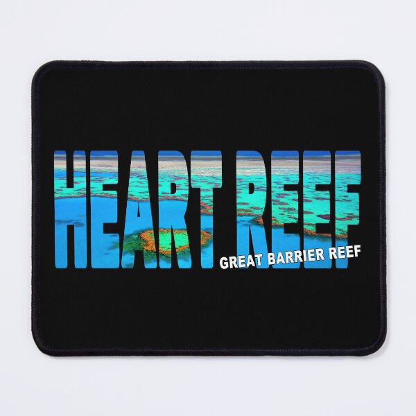 Item preview, HEART REEF Great Barrier Reef - Whitsundays QLD Australia designed and sold by Adam Gormley.