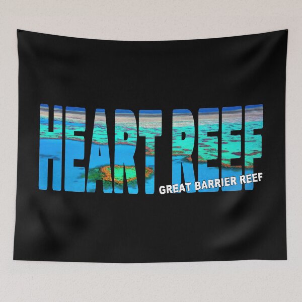 Item preview, HEART REEF Great Barrier Reef - Whitsundays QLD Australia  designed and sold by Adam Gormley.