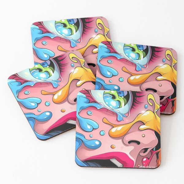 Artikelvorschau, Schmelzende Emotionen – Psychedelisches Pop-Art-Auge entworfen und verkauft von DanielArtShop.