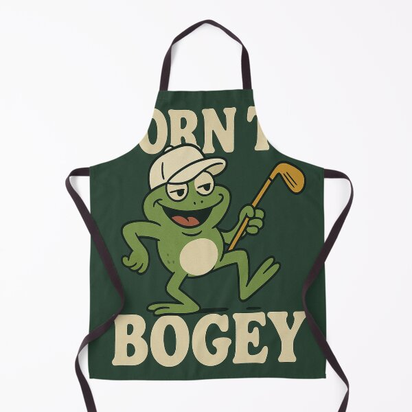Item preview, Born to Bogey – Funny Golf Frog Vintage Design designed and sold by JAL Design.