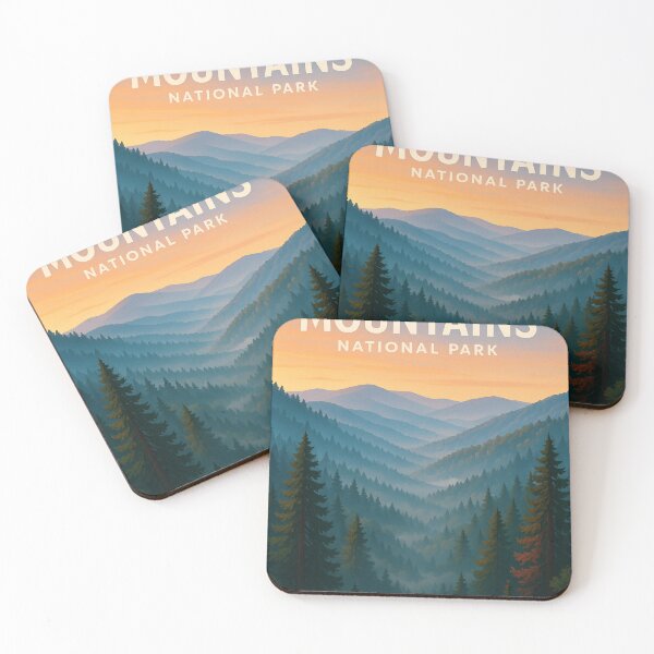 Item preview, Sunset Vista over Great Smoky Mountains National Park designed and sold by Places On Earth.