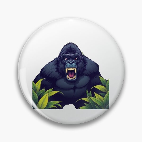 Item preview, Gorilla showing fangs designed and sold by Kenji11.