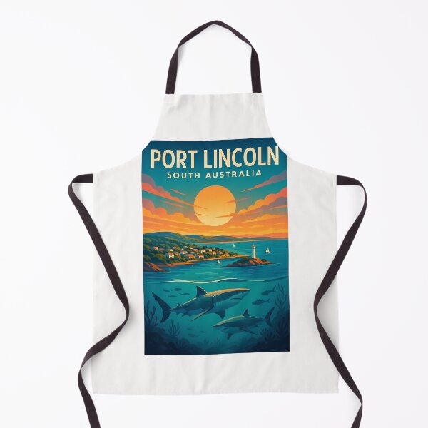 Item preview, Sunset and Great White Sharks near Port Lincoln, South Australia designed and sold by Places On Earth.