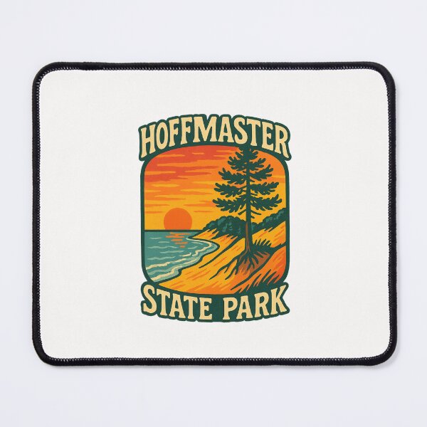 Item preview, Sunset over Hoffmaster State Park Dunes and Shoreline designed and sold by Places On Earth.