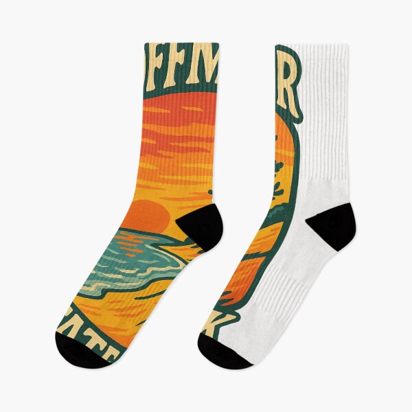 Item preview, Sunset over Hoffmaster State Park Dunes and Shoreline designed and sold by Places On Earth.