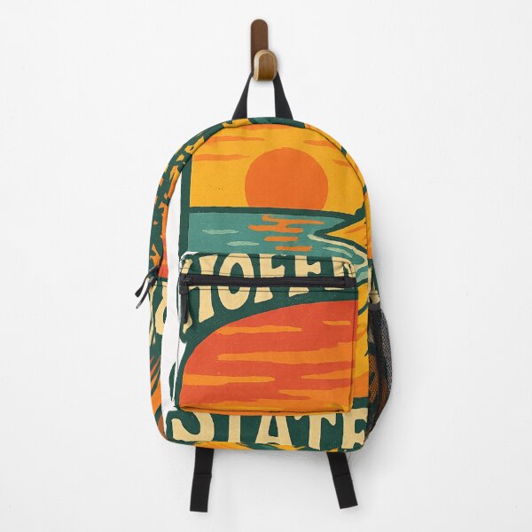 Item preview, Sunset over Hoffmaster State Park Dunes and Shoreline designed and sold by Places On Earth.