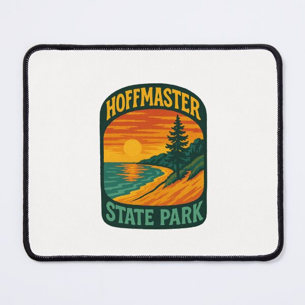 Item preview, Vintage Sunset Scene from Hoffmaster State Park, Michigan designed and sold by Places On Earth.