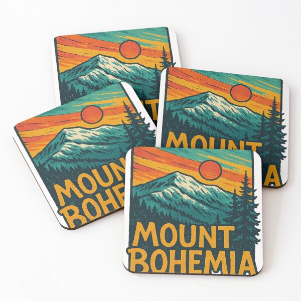 Item preview, Snowy Peak of Mount Bohemia with Sunset, Michigan designed and sold by Places On Earth.