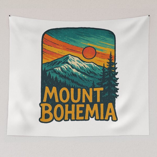 Item preview, Snowy Peak of Mount Bohemia with Sunset, Michigan designed and sold by Places On Earth.