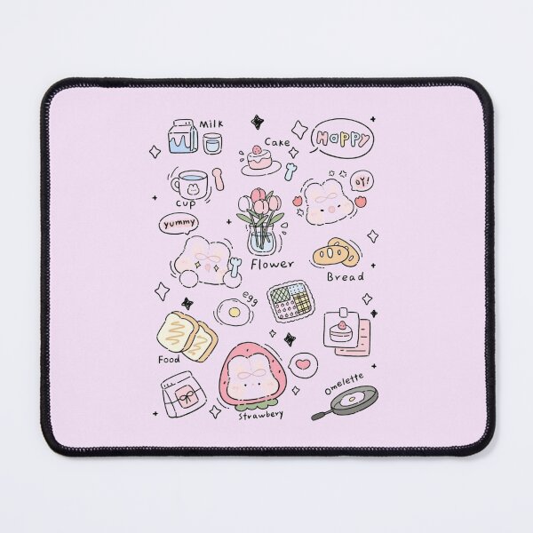 Item preview, Kawaii Breakfast & Food Doodles | Pastel Aesthetic Sticker Sheet designed and sold by Doodle Drift .