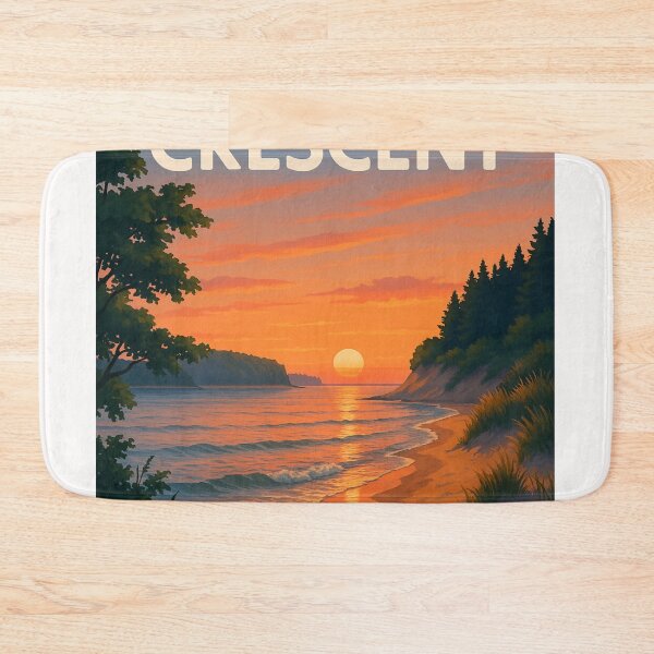 Item preview, Port Crescent Sunset on Lake Huron, Michigan designed and sold by Places On Earth.