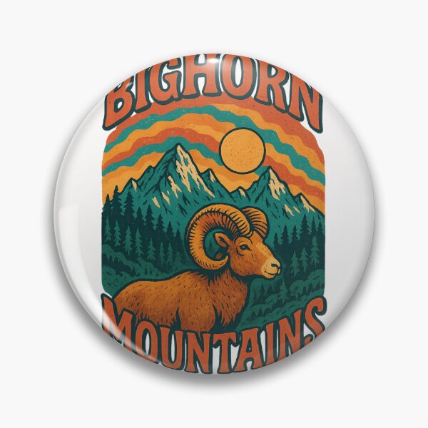 Item preview, Bighorn Mountains Sunset and Bighorn Sheep, Wyoming designed and sold by Places On Earth.