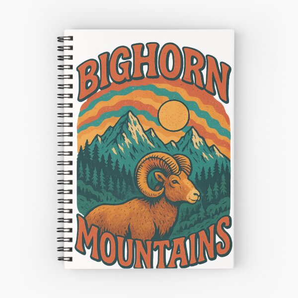 Item preview, Bighorn Mountains Sunset and Bighorn Sheep, Wyoming designed and sold by Places On Earth.
