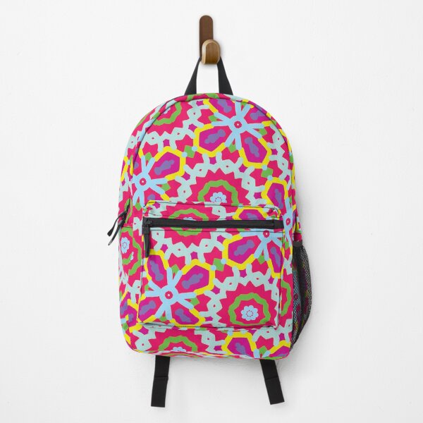 Item preview, Colourful Floral Shapes Abstract Kaleidoscopic Pattern designed and sold by HappyHavenStu.