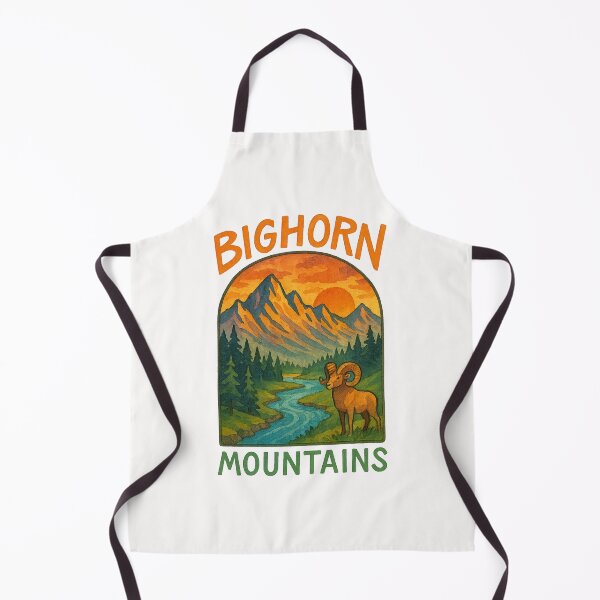 Item preview, Bighorn Mountains with River Valley and Sunset, Wyoming designed and sold by Places On Earth.