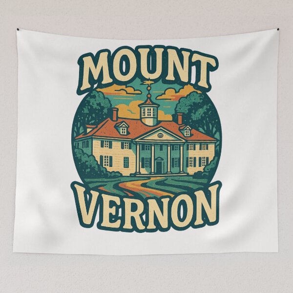 Item preview, Mount Vernon and Potomac River Sunset, Virginia designed and sold by Places On Earth.