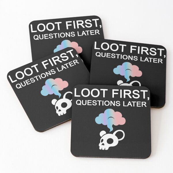 Item preview, Loot First, Questions Later designed and sold by vsmithy.
