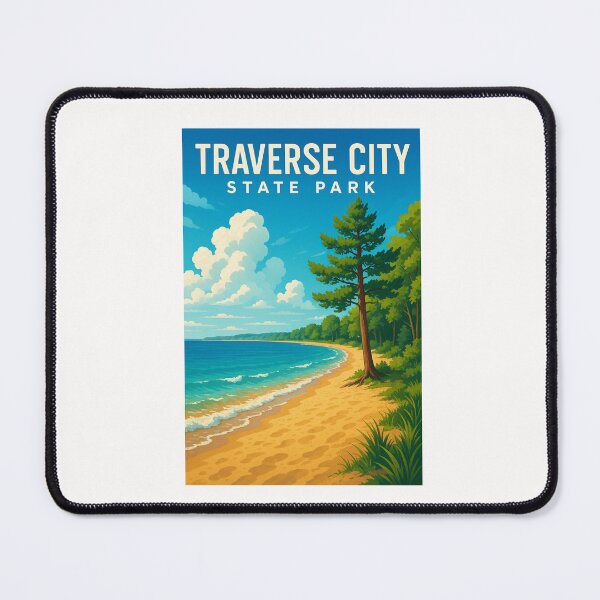 Item preview, Traverse City State Park – Lake Michigan Summer View designed and sold by Places On Earth.
