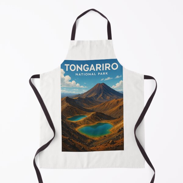Item preview, Tongariro National Park – Emerald Lakes and Mount Ngauruhoe designed and sold by Places On Earth.