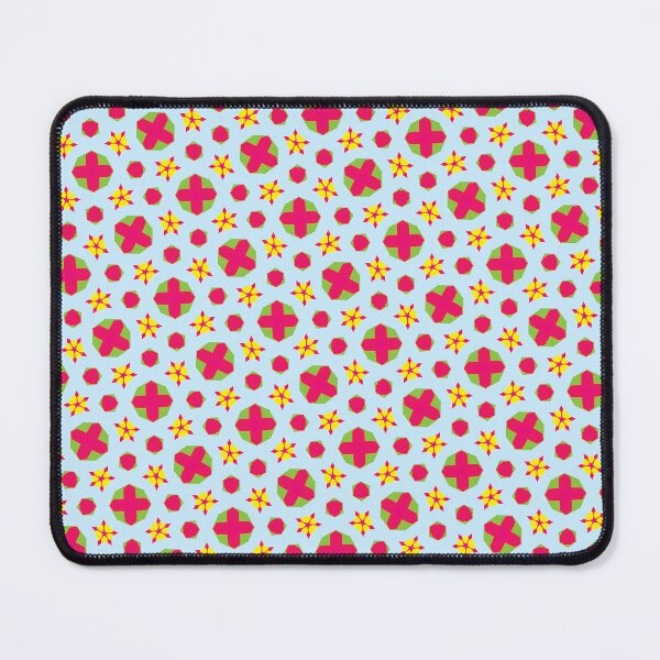 Item preview, Colorful Shapes and Geometric Designs on Blue Background designed and sold by HappyHavenStu.