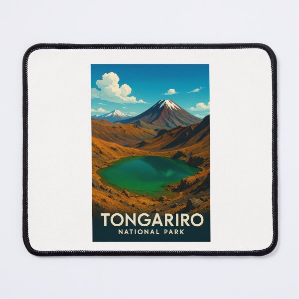 Item preview, Tongariro National Park – Volcanic Peaks and Alpine Lake designed and sold by Places On Earth.