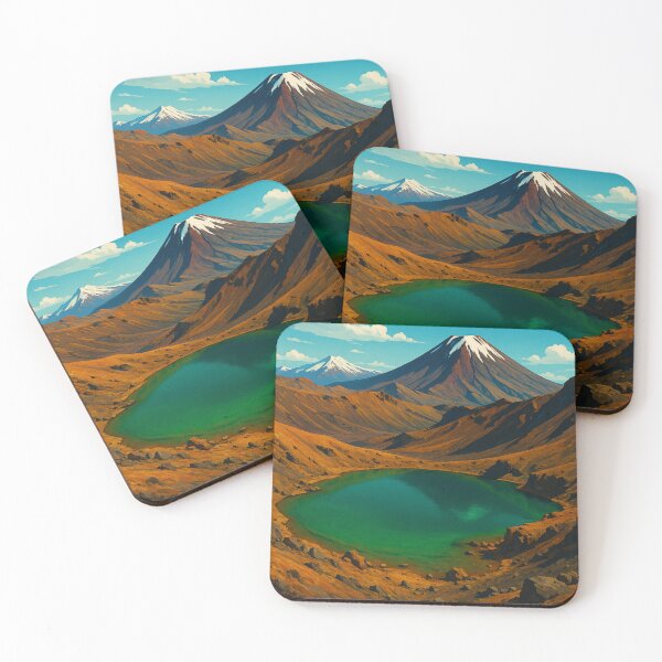 Item preview, Tongariro National Park – Volcanic Peaks and Alpine Lake designed and sold by Places On Earth.