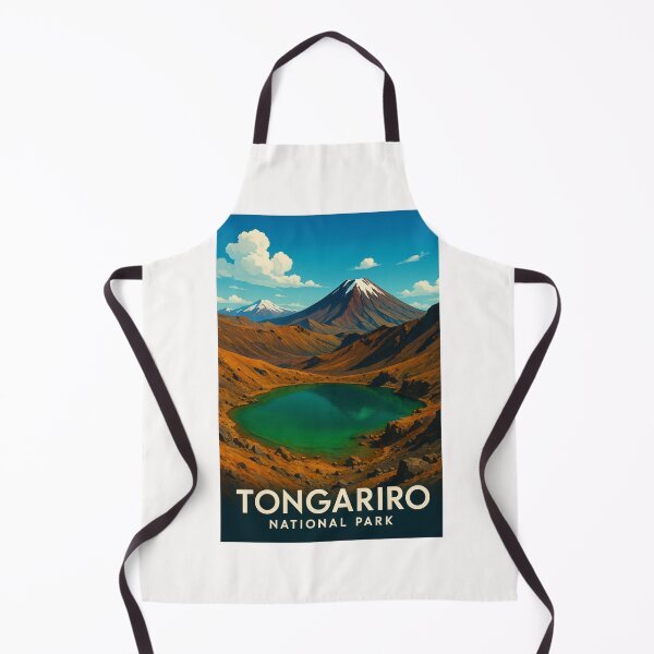 Item preview, Tongariro National Park – Volcanic Peaks and Alpine Lake designed and sold by Places On Earth.