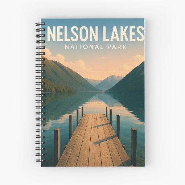 Item preview, Nelson Lakes National Park – Quiet Dock and Mountain Reflections designed and sold by Places On Earth.