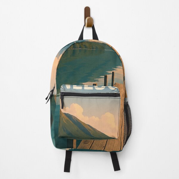 Item preview, Nelson Lakes National Park – Quiet Dock and Mountain Reflections designed and sold by Places On Earth.