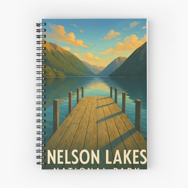 Item preview, Nelson Lakes National Park – Sunset Across Lake Rotoiti designed and sold by Places On Earth.