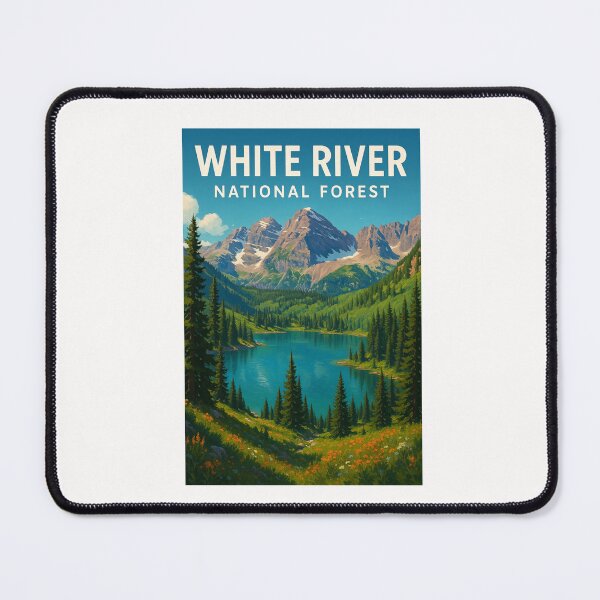 Item preview, White River National Forest – Alpine Lake and Rocky Mountains designed and sold by Places On Earth.