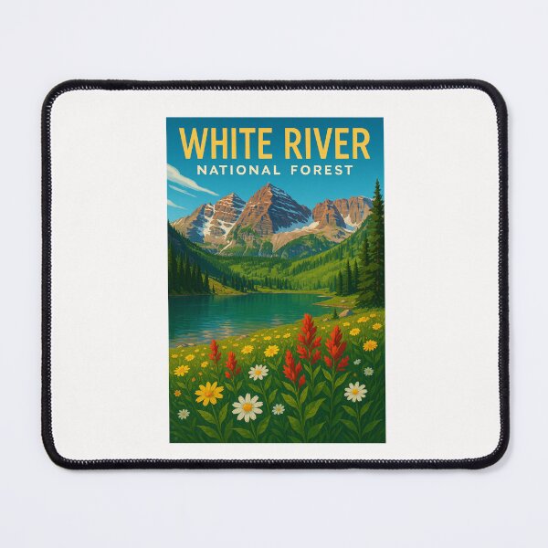 Item preview, White River National Forest – Wildflowers and Mountain Peaks designed and sold by Places On Earth.