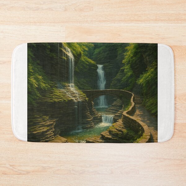 Item preview, Watkins Glen State Park – Gorge Trail and Cascading Falls designed and sold by Places On Earth.