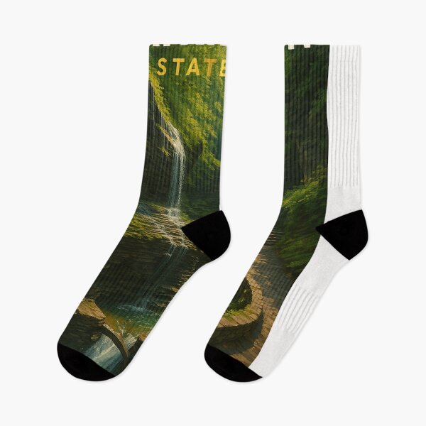 Item preview, Watkins Glen State Park – Gorge Trail and Cascading Falls designed and sold by Places On Earth.