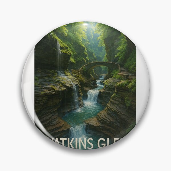 Item preview, Watkins Glen State Park – New York Waterfall Canyon designed and sold by Places On Earth.