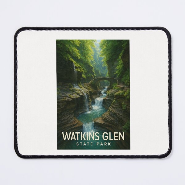Item preview, Watkins Glen State Park – New York Waterfall Canyon designed and sold by Places On Earth.
