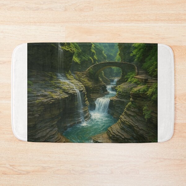 Item preview, Watkins Glen State Park – New York Waterfall Canyon designed and sold by Places On Earth.