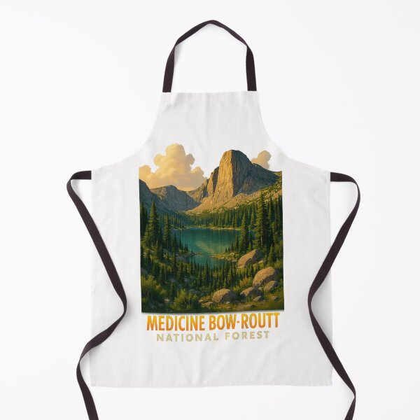 Item preview, Medicine Bow–Routt National Forest – Cathedral Peak and Alpine Lake designed and sold by Places On Earth.