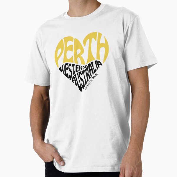 Item preview, Perth WA Heart art designed and sold by CheckOutAus.